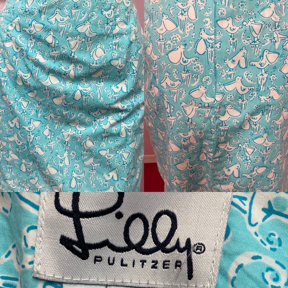 Vintage 90s Lilly Pulitzer Skirt.Pelican Skirt
